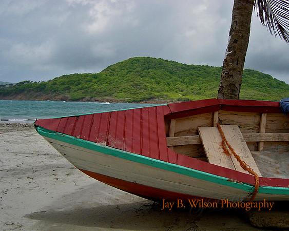 saint lucia fishing boat