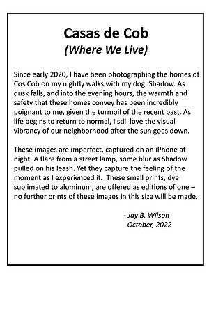 Artist's Statement