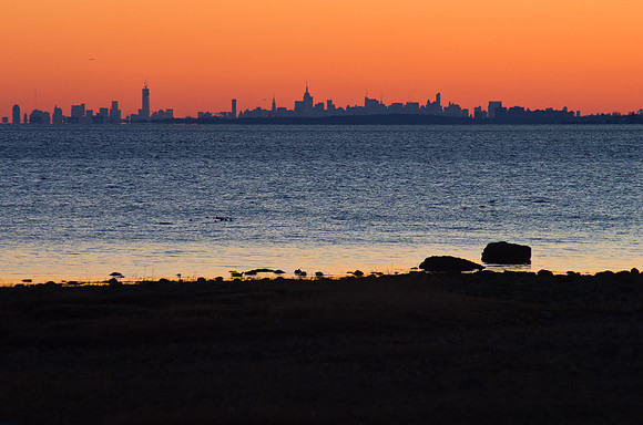 new york city, nyc, skyline, greenwich, tod's point, silhouette, sunset