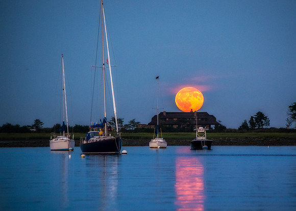 Harvest Moon Over Tod's Point