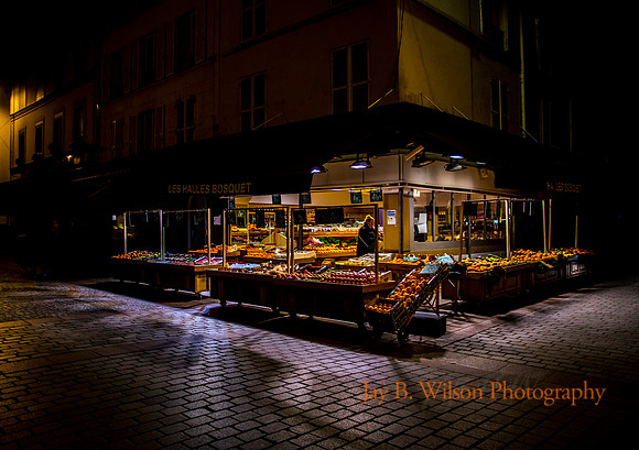Les Halles Bosquet, Rue Cler, Paris Photograph