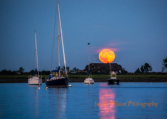 Harvest Moon Over Tod's Point