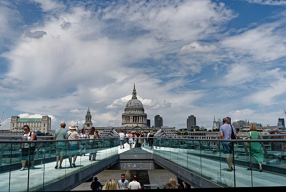 Millennium Bridge and St. Paul's