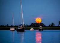 Harvest Moon Over Tod's Point