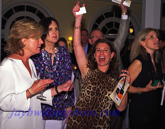 Event Co-Chair Louise Parzick celebrates reaching the goal!