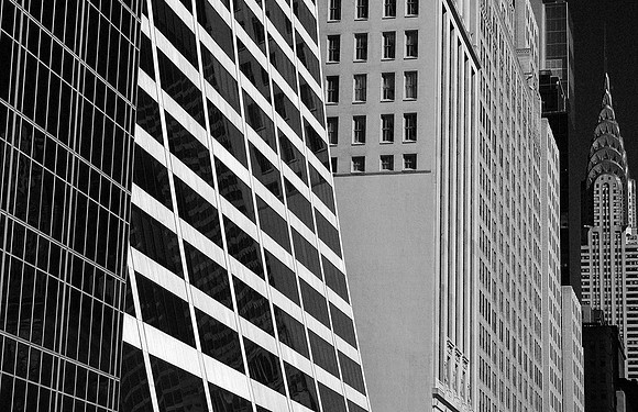 new york city, chrysler building, grace building, 42nd street, architecture